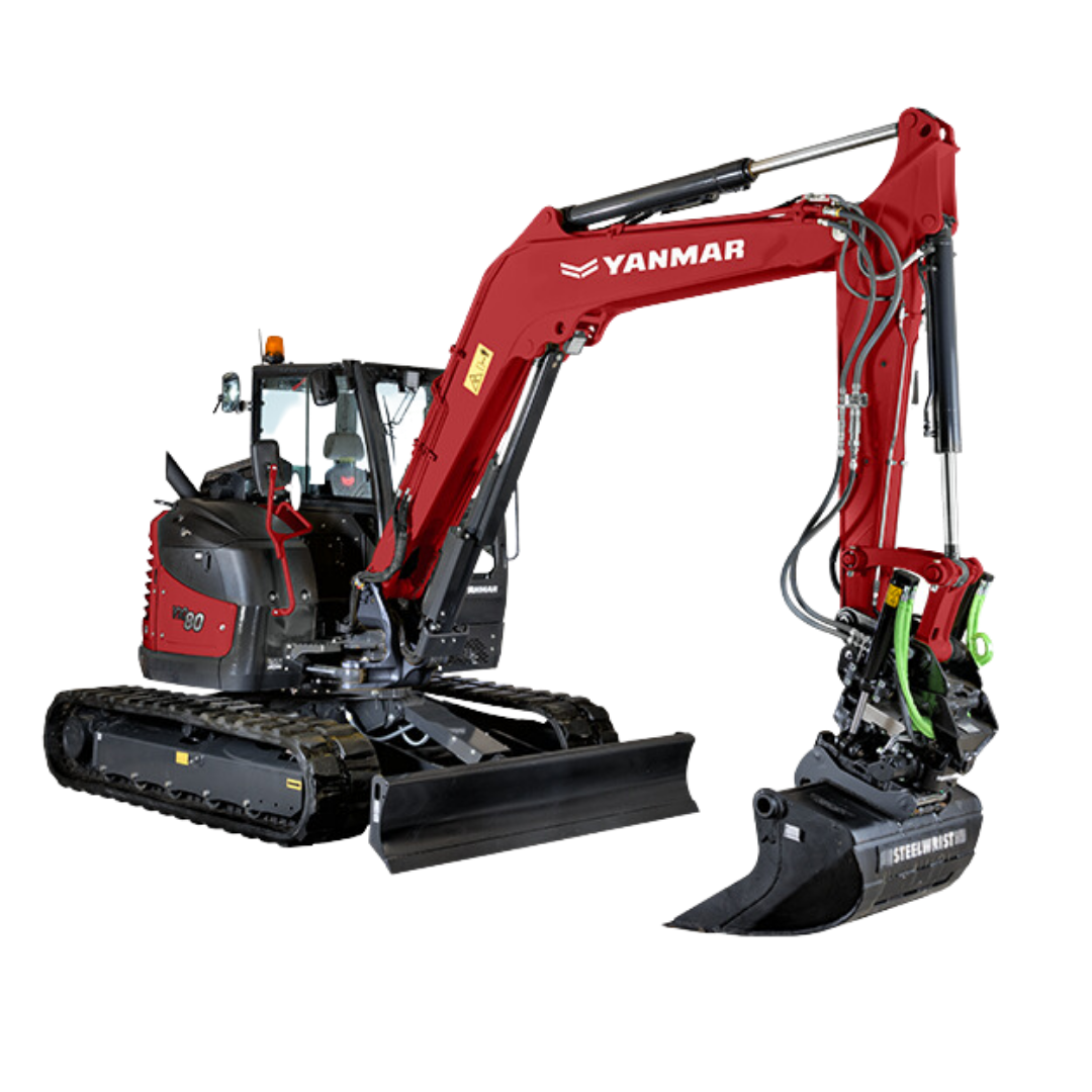 8 Tonne Excavator with Tilt Hitch Yellow Hire