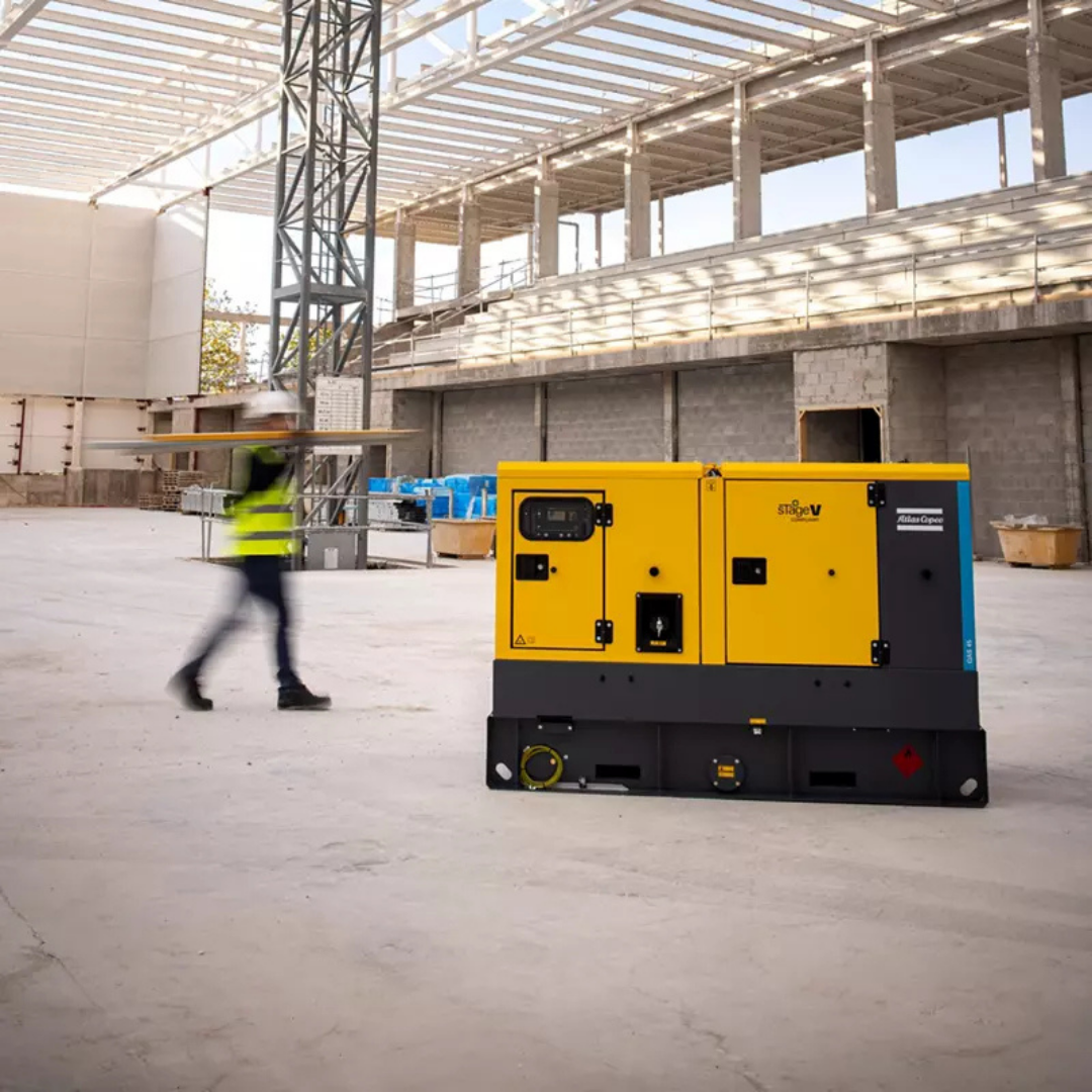 Yellow Hire- Atlas Copco Generators