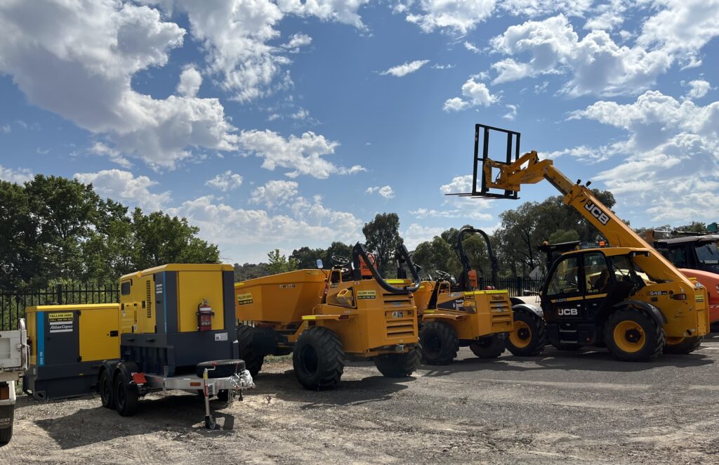 Yellow Hire Bendigo Yard